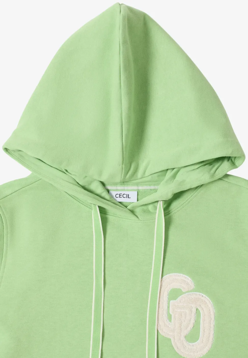Hoodie met borduursel