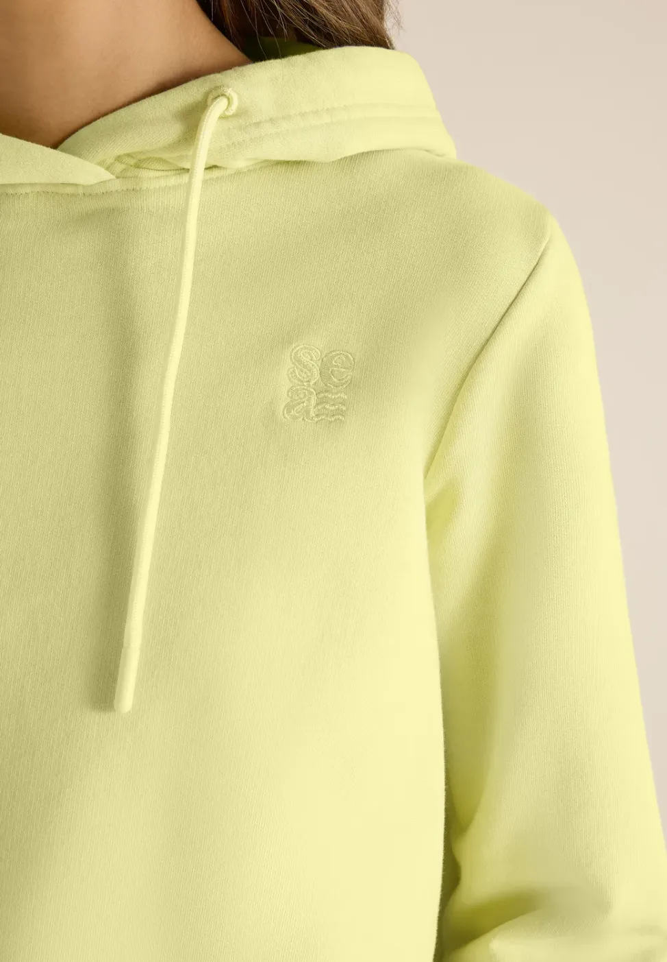 Hoodie met borduursel