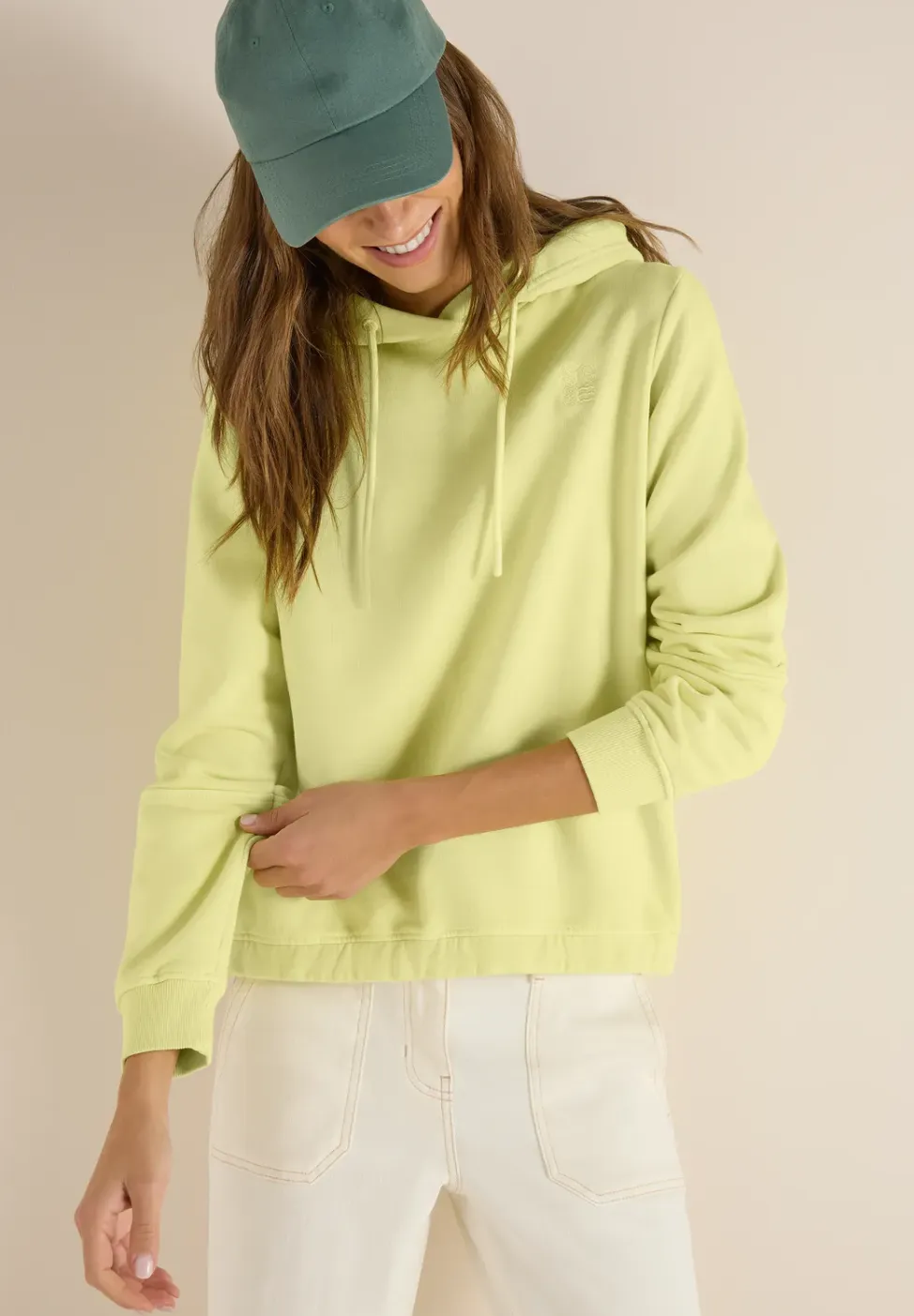 Hoodie met borduursel