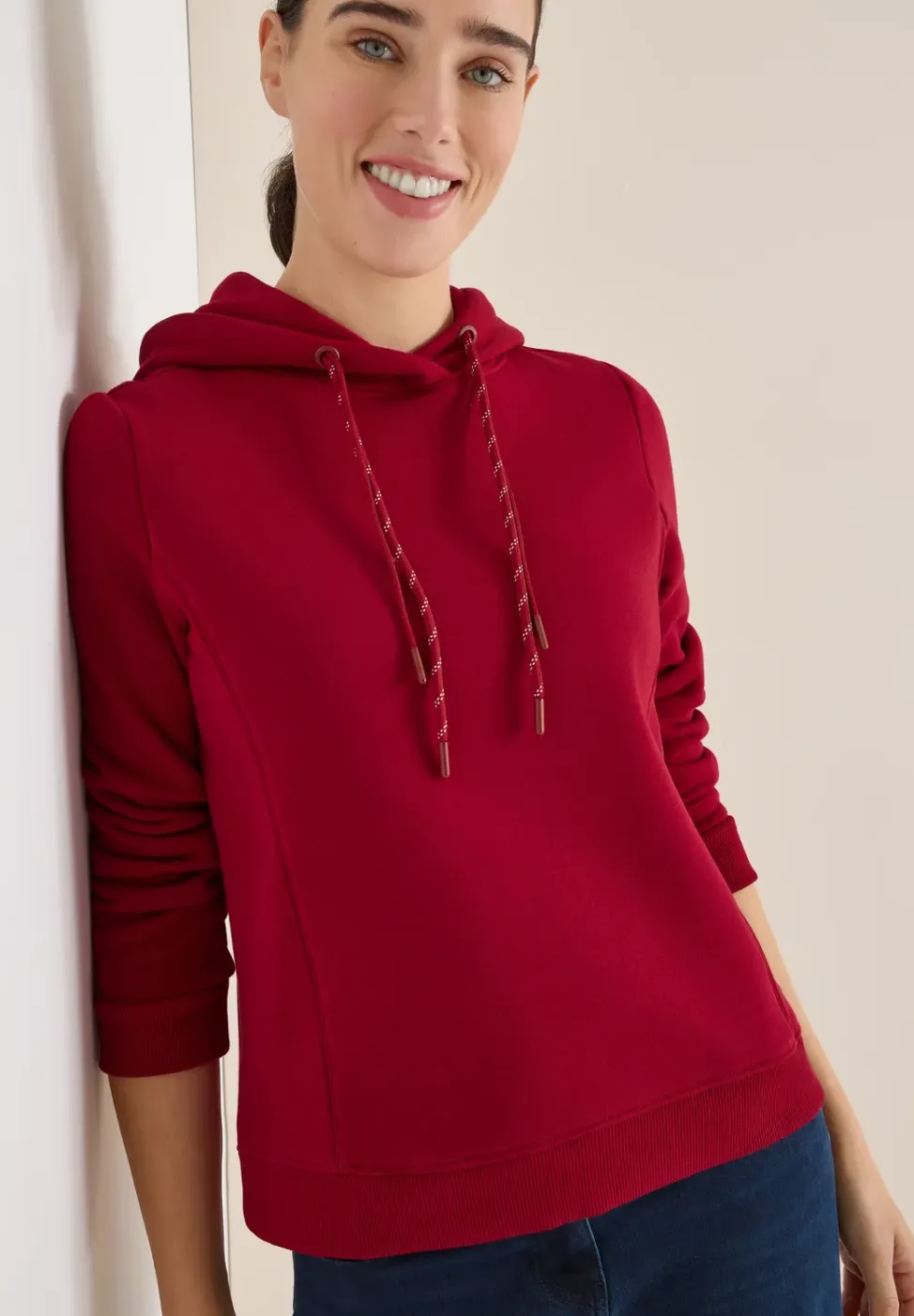 Hoodie met borduursel