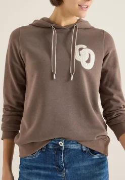 Hoodie met borduursel