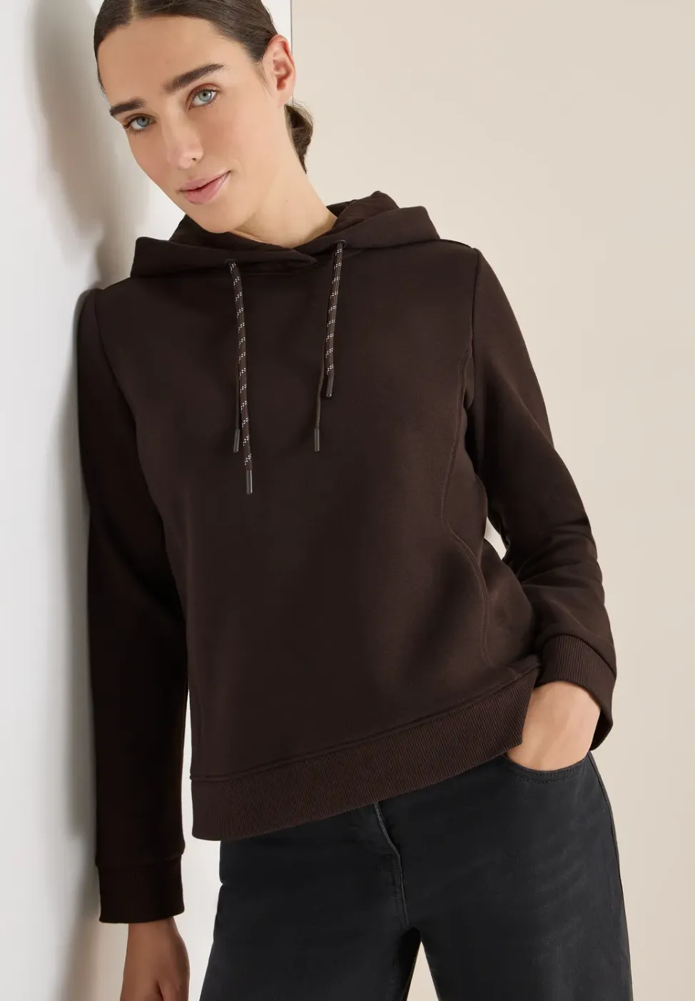 Hoodie met borduursel