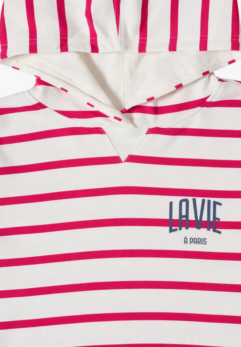 Hoodie met borstprint