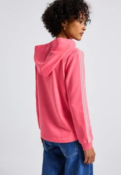Hoodie met gallon strepen