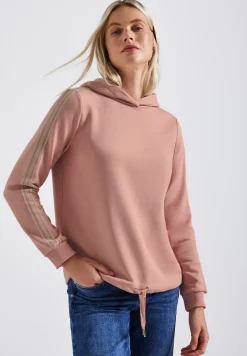Hoodie met gallon strepen