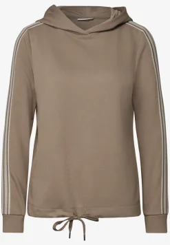Hoodie met gallon strepen