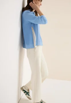 Hoodie met ritsdetails