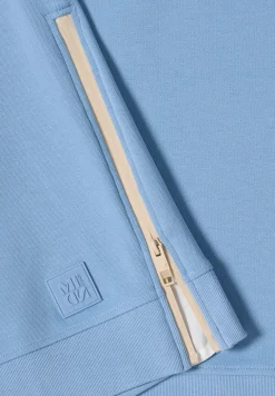 Hoodie met ritsdetails