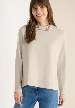 Hoodie met ritsdetails