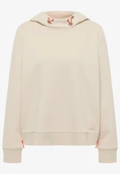 Hoodie met ritsdetails