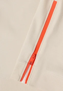 Hoodie met ritsdetails