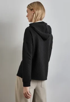 Hoodie met structuur