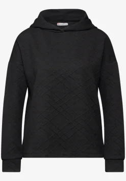 Hoodie met structuur