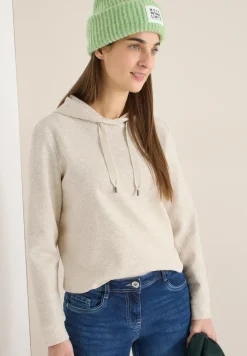 Hoodie met structuur