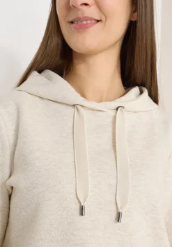 Hoodie met structuur