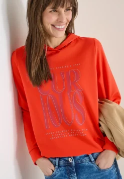 Hoodie shirt met print