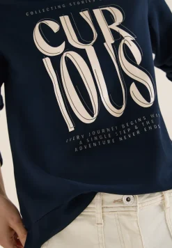 Hoodie shirt met print
