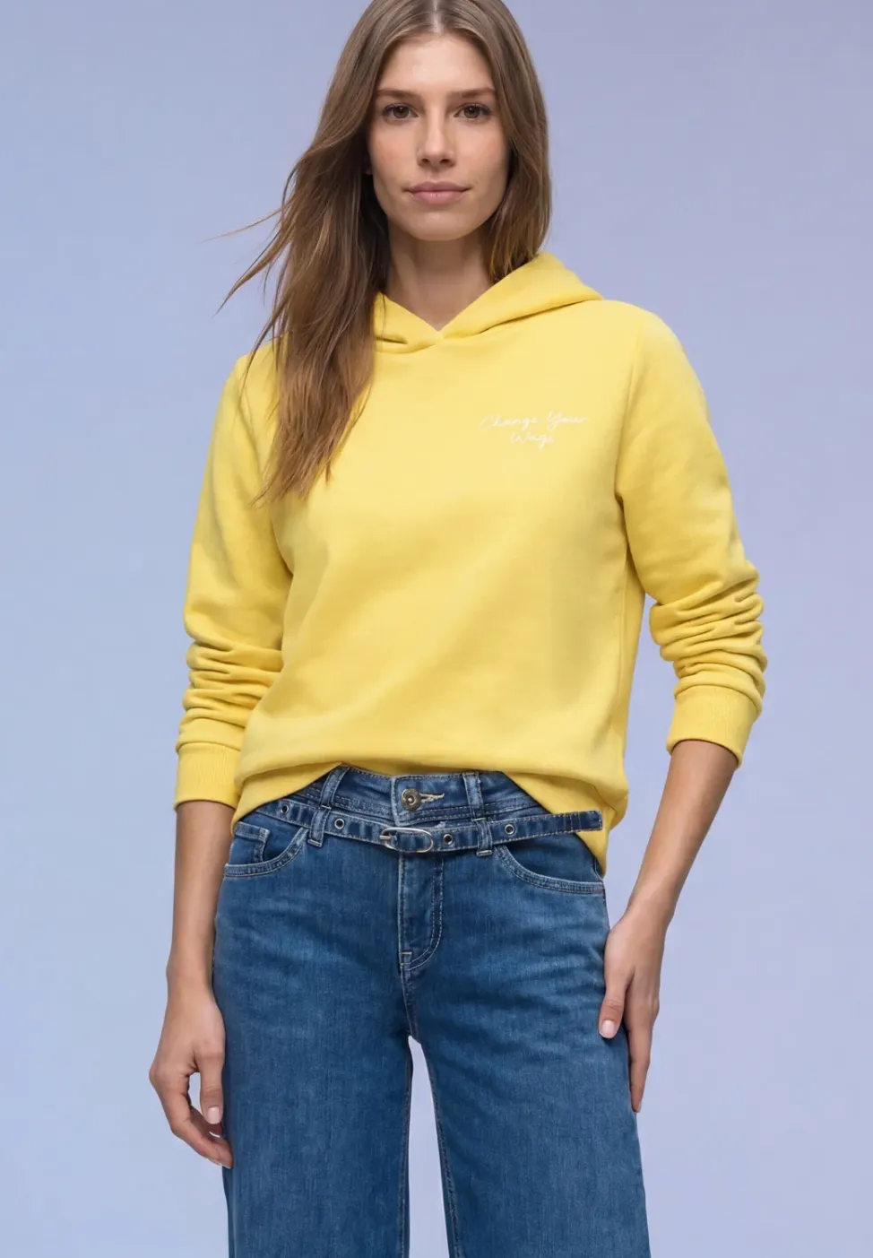 Hoodie met achteropdruk