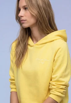 Hoodie met achteropdruk