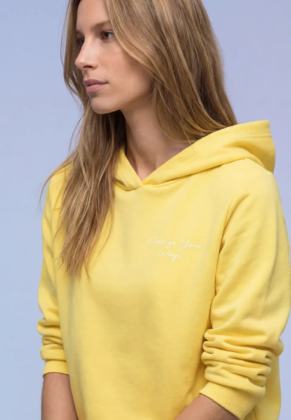 Hoodie met achteropdruk