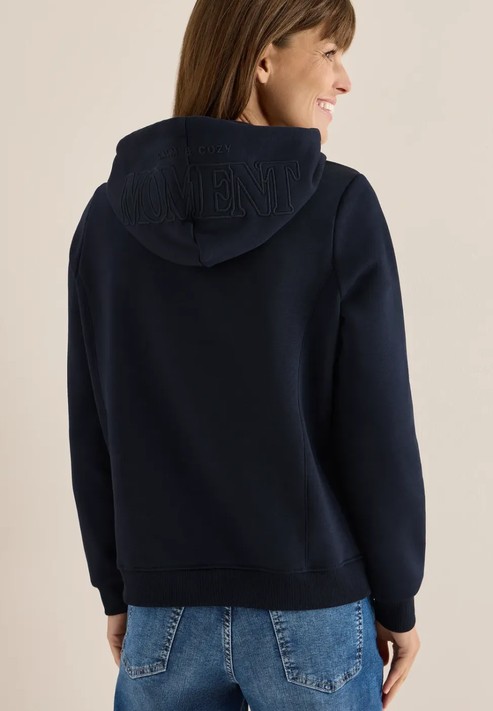 Hoodie met borduursel