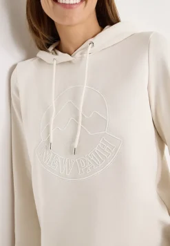 Hoodie met borduursel