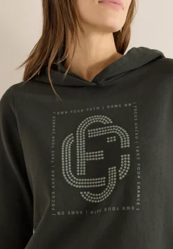 Hoodie met edelstenen