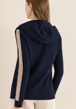 Hoodie met gallon strepen