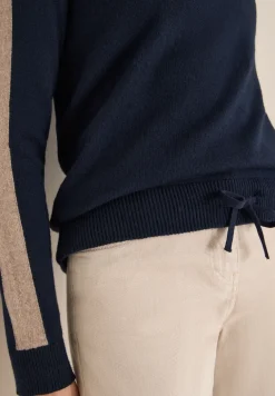 Hoodie met gallon strepen