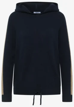 Hoodie met gallon strepen