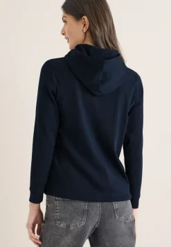 Hoodie met geribde structuur