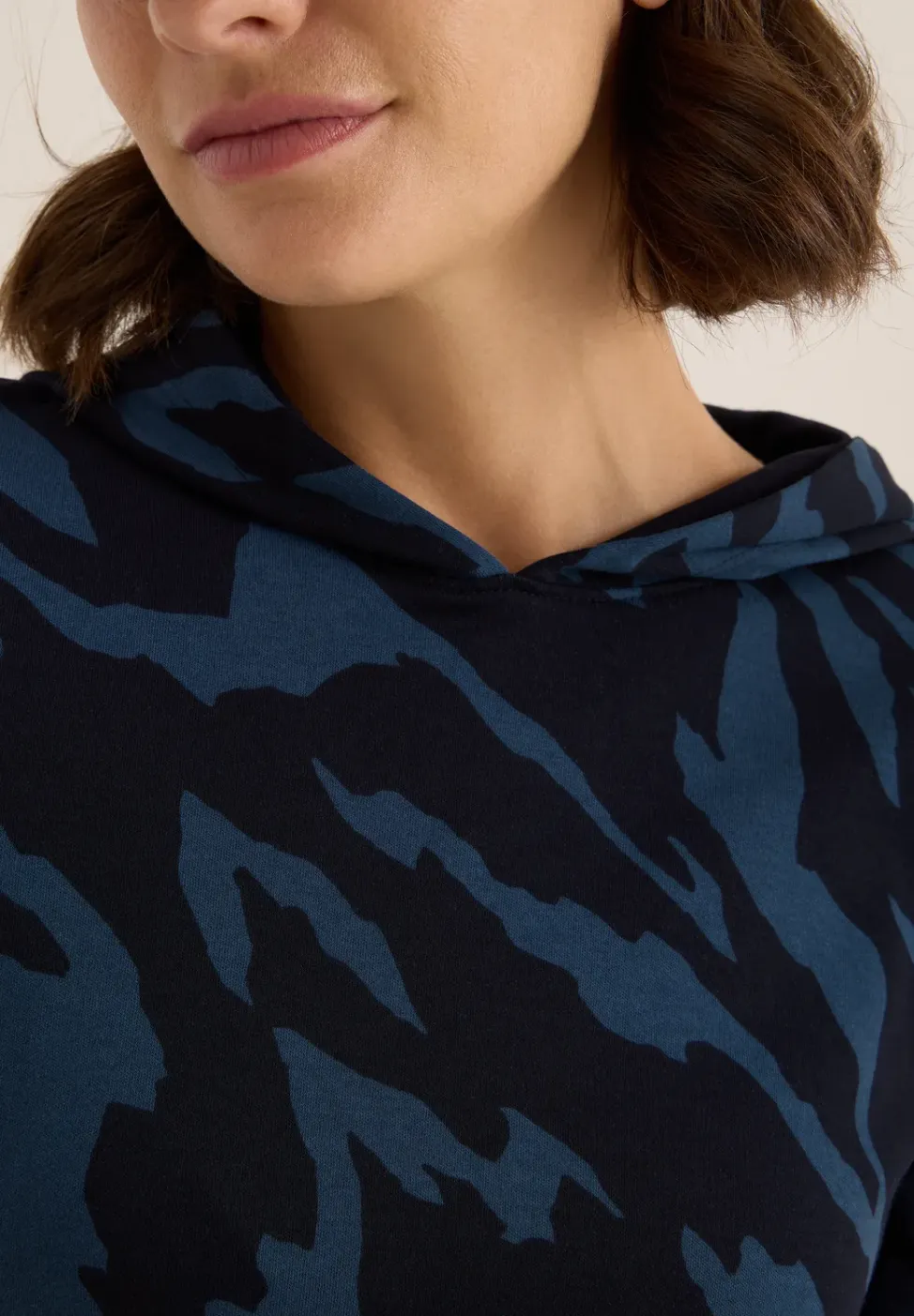 Hoodie met patroon