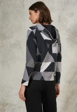 Hoodie met patroon