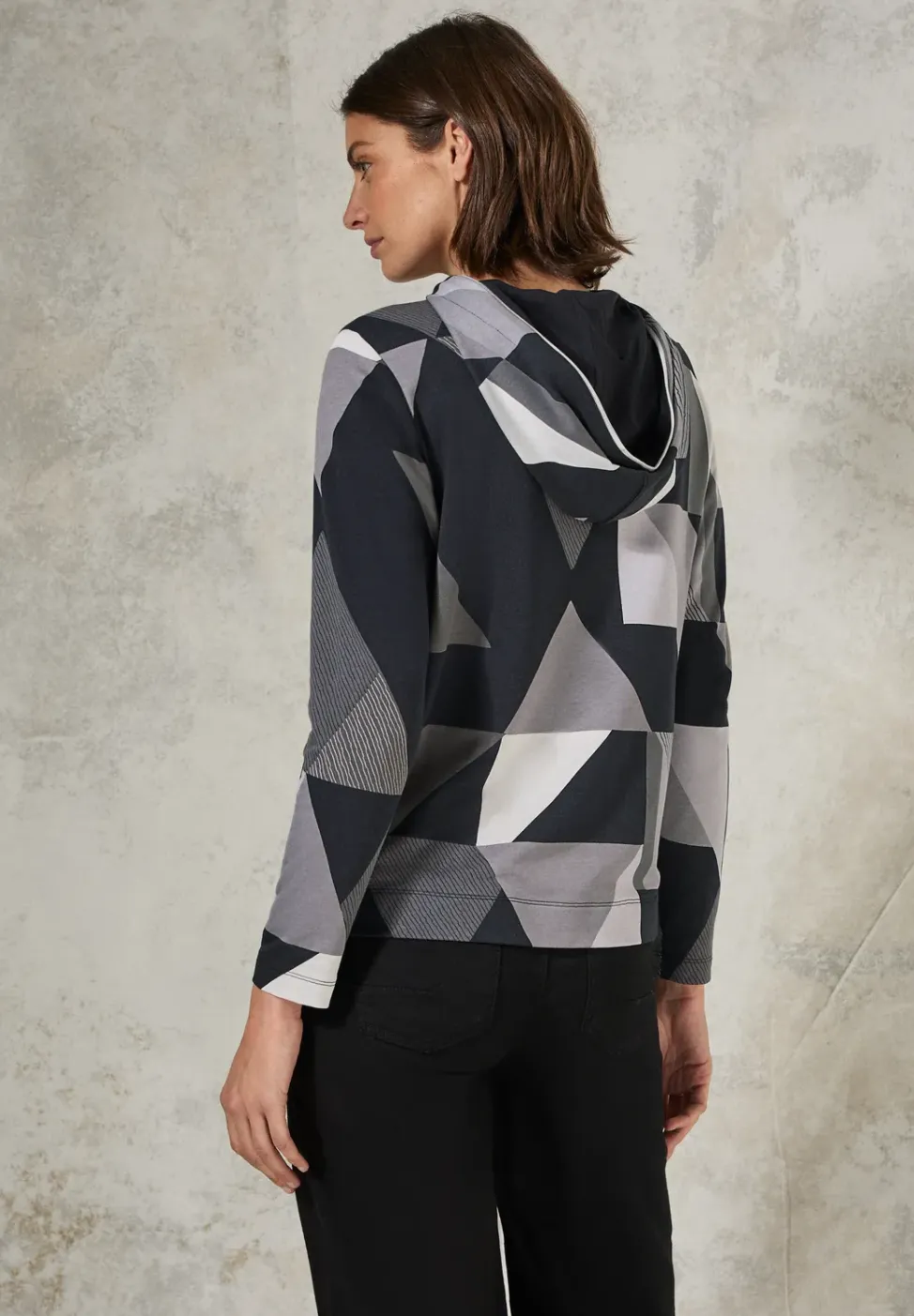 Hoodie met patroon