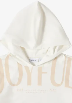 Hoodie met tekst