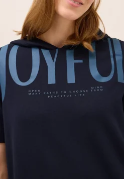 Hoodie met tekst