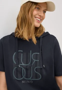 Hoodie met tekst