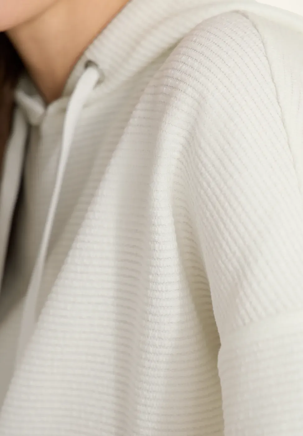 Hoodie shirt in effen kleur