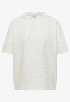 Hoodie shirt in effen kleur