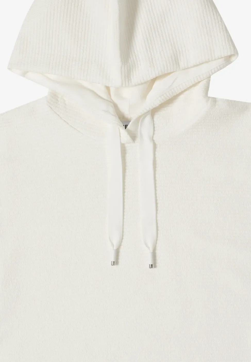 Hoodie shirt in effen kleur