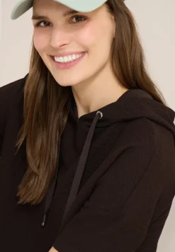 Hoodie shirt in effen kleur