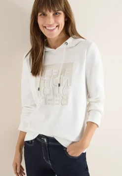 Hoodie shirt met folieprint
