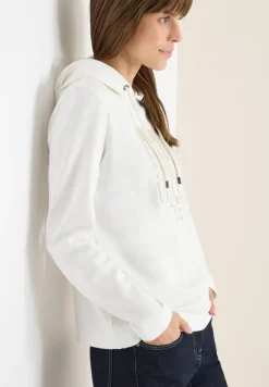 Hoodie shirt met folieprint