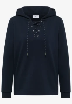 Hoodie shirt met touwtjes