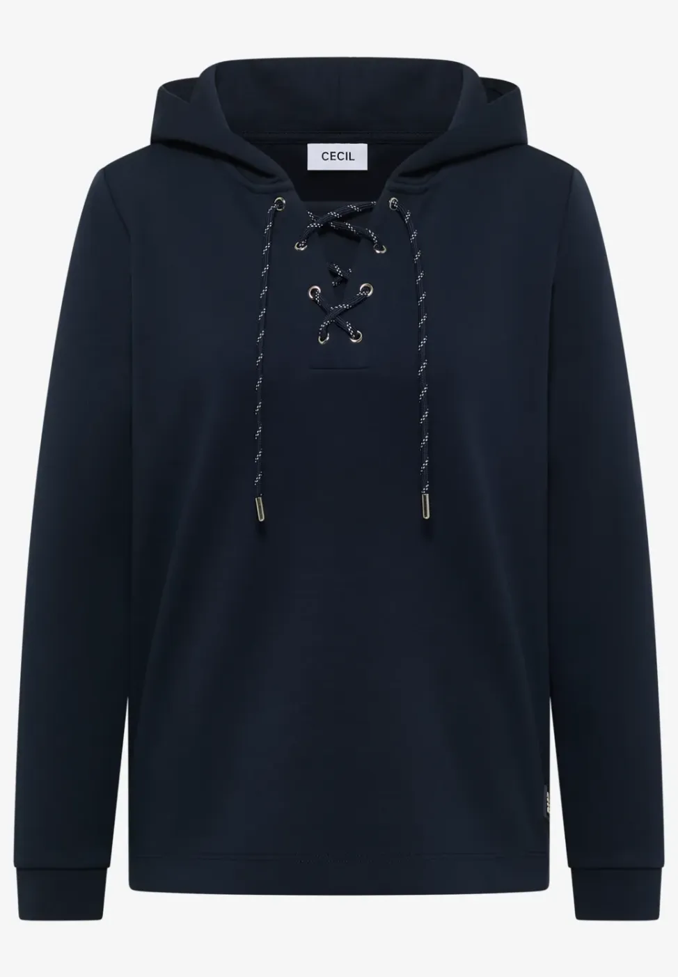 Hoodie shirt met touwtjes
