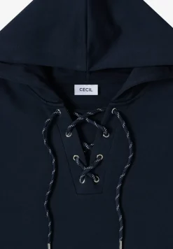 Hoodie shirt met touwtjes