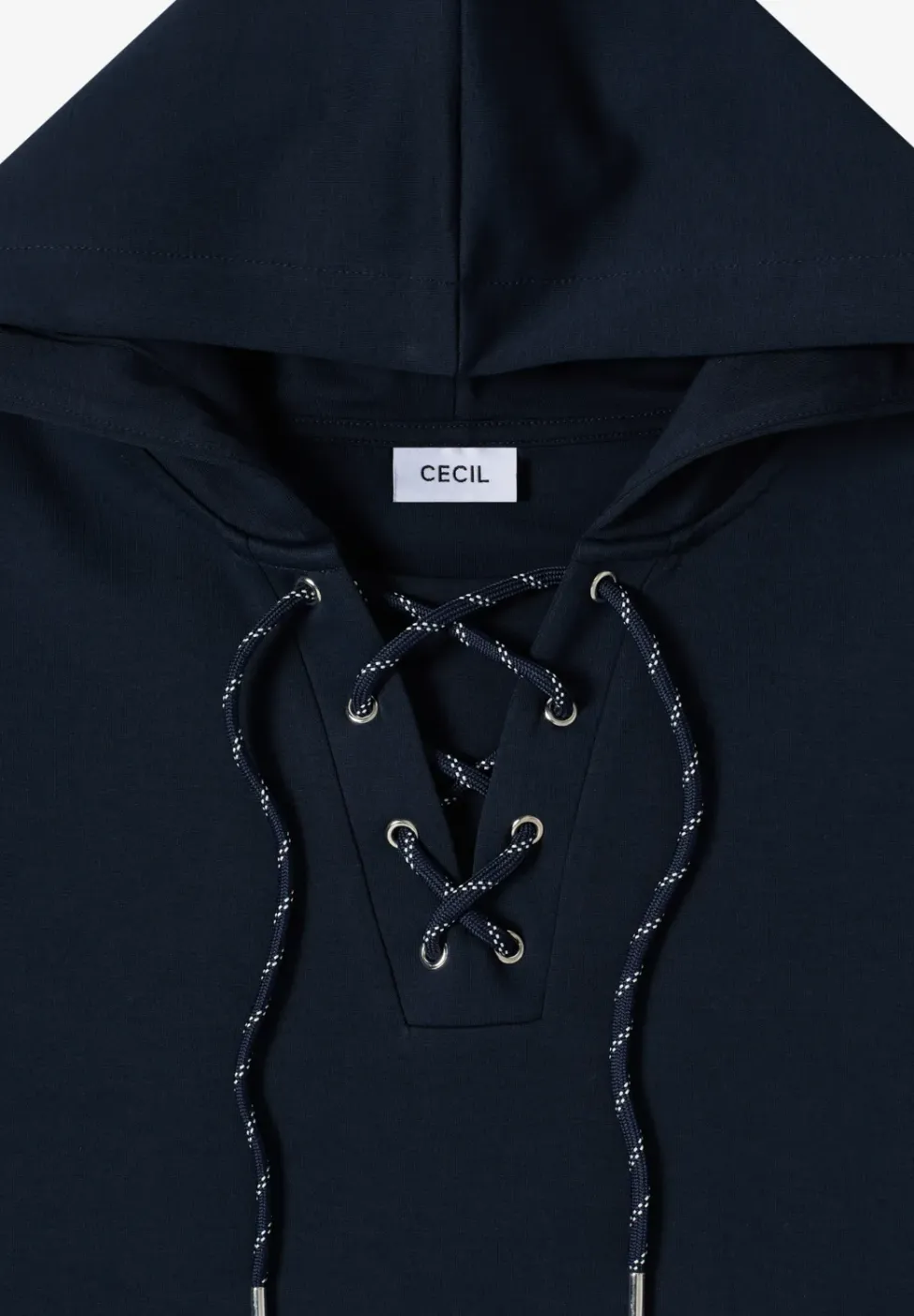 Hoodie shirt met touwtjes