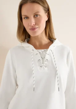 Hoodie shirt met touwtjes