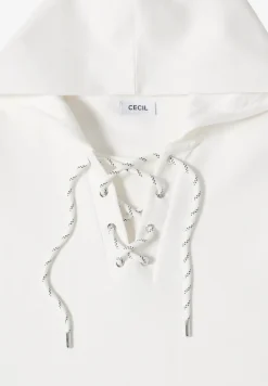 Hoodie shirt met touwtjes