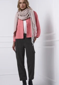 Houndstooth cargo broek